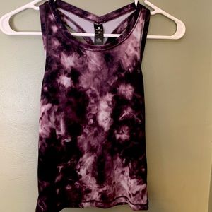 Purple Tie-dye athletic tank